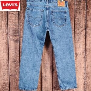 36x29 Vintage Straight Fit Mens Blue Jeans Excellent Condition